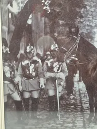 Originalt Foto fra Livgarden til Hests jubilæum i 1908 ( GHR i LGTH Uniformer )