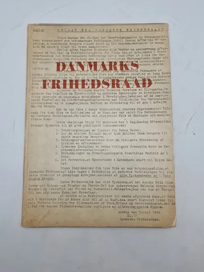 Original bog - Danmarks Frihedsråd