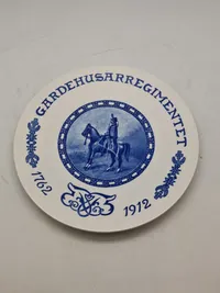 Sjælden original plakette, Garderhusar regimentet 1912