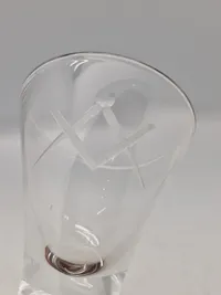 Originalt frimurerloge glas