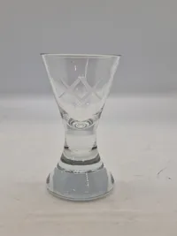 Originalt frimurerloge glas