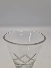 Originalt frimurerloge glas