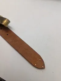 Originalt M/1923 Sam Brown bælte med skrårem