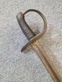 Original dansk model 1843/96 Dragonsabel - GHR stemplet
