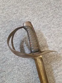 Original dansk model 1843/96 Dragonsabel - GHR stemplet