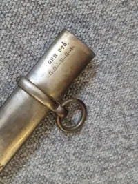 Original dansk model 1843/96 Dragonsabel - GHR stemplet