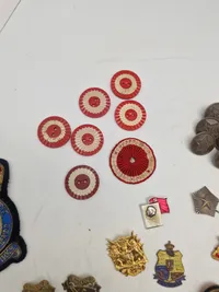 Samling diverse militaria