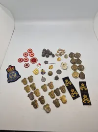 Samling diverse militaria