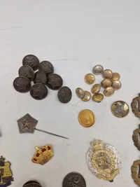 Samling diverse militaria