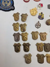 Samling diverse militaria