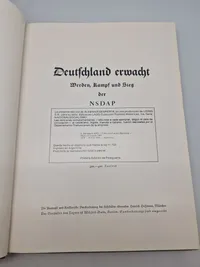 To stk Deutschland Erwacht - trykt i Argentina i 1980’erne
