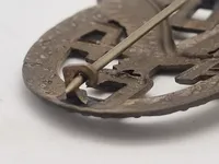 Original WW2 tysk Allgemeiner Deutscher Automobil-Club (ADAC) - Sportauszeichnung in Bronze & miniature nål