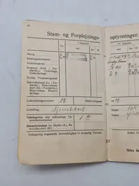 Original dansk soldater bog fra 1919