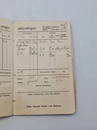 Original dansk soldater bog fra 1919