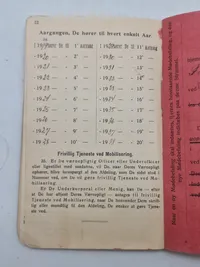 Original dansk soldater bog fra 1919