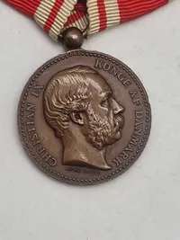 Original 1864 deltager medalje - 2 Slesvigske krig