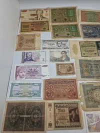 Samling originale pengesedler