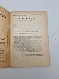 Originalt eks af Gjallarhorn 1943