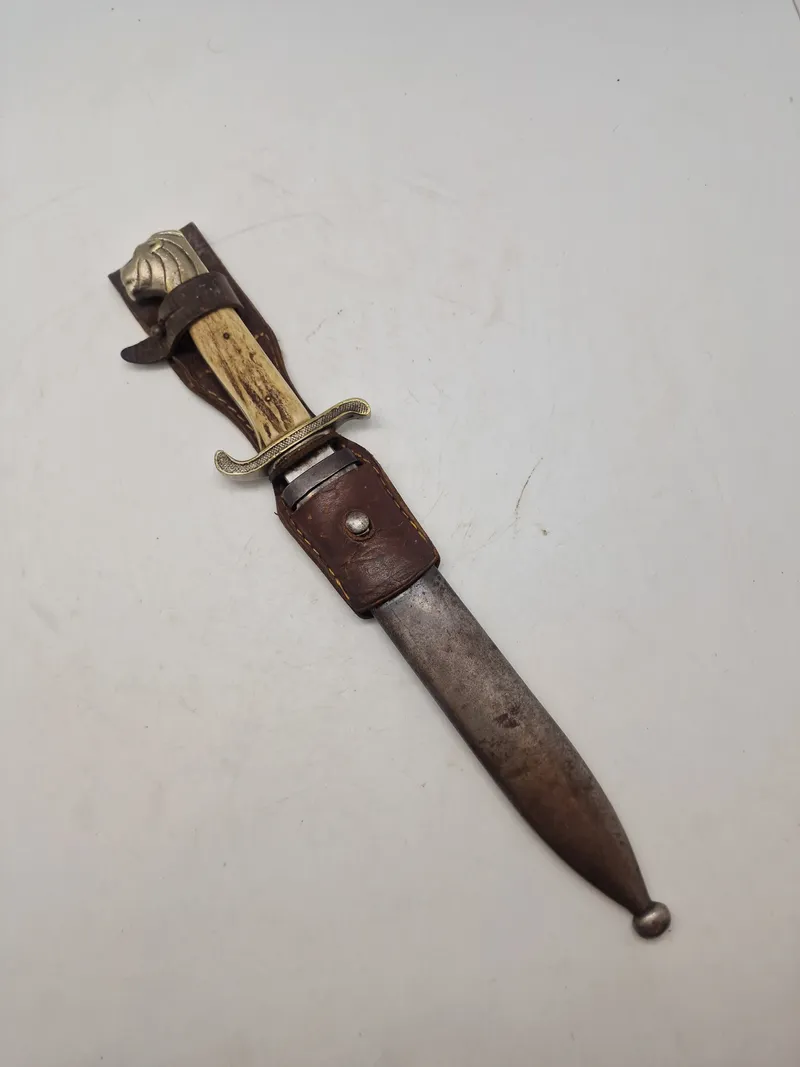 Original Svensk Udgangsbajonet / Permissionsbajonet bla. brugt af Brigaden i Sverige WW2