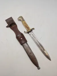 Original Svensk Udgangsbajonet / Permissionsbajonet bla. brugt af Brigaden i Sverige WW2