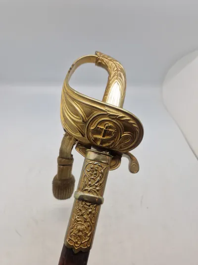Original dansk model 1849 sabel for søofficerer