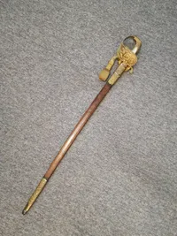Original dansk model 1849 sabel for søofficerer