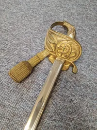 Original dansk model 1849 sabel for søofficerer