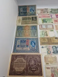 Samling originale pengesedler