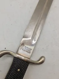 Original tysk udgangsbajonet (Brand) ww2