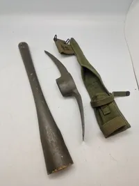 Original US militær hakke med etui - også anvendt under ww2