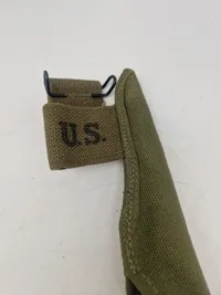 Original US militær hakke med etui - også anvendt under ww2