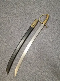 Original Fransk Briquet sabel, magen til Livgardens sabel model 1854