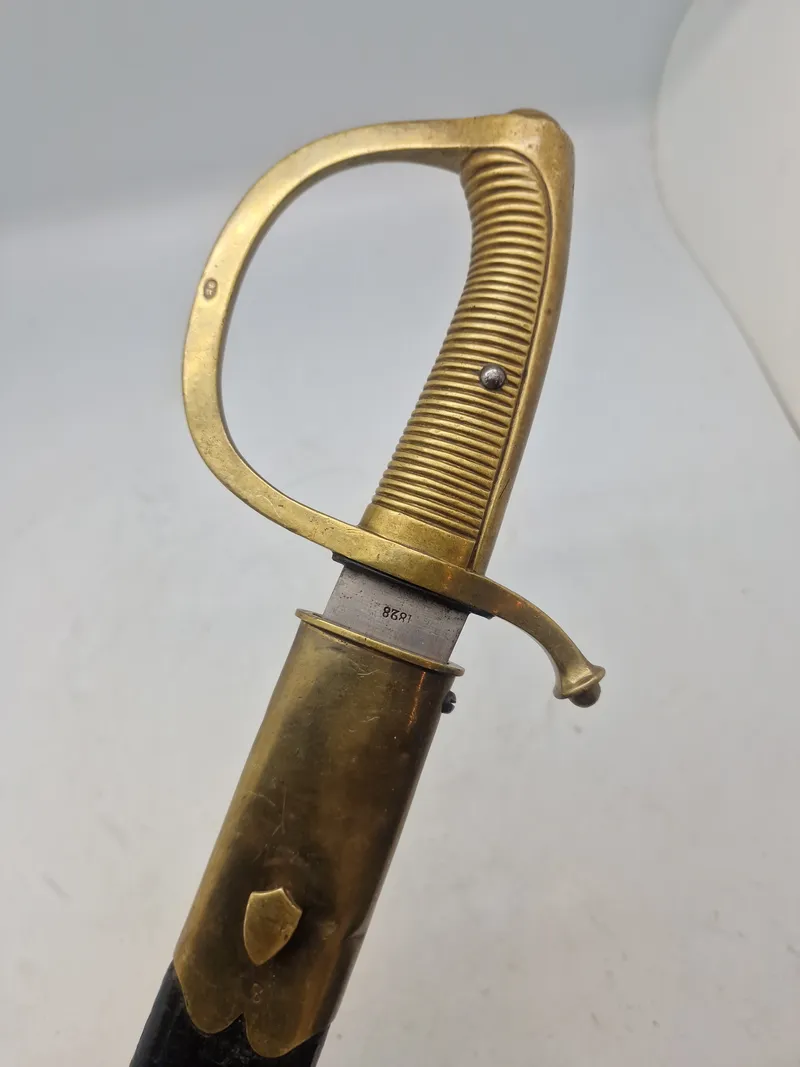 Original Fransk Briquet sabel, magen til Livgardens sabel model 1854