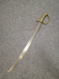Original Fransk Briquet sabel, magen til Livgardens sabel model 1854