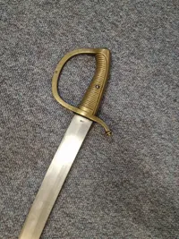 Original Fransk Briquet sabel, magen til Livgardens sabel model 1854