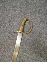 Original Fransk Briquet sabel, magen til Livgardens sabel model 1854