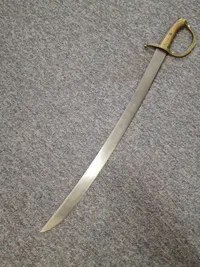 Original Fransk Briquet sabel, magen til Livgardens sabel model 1854