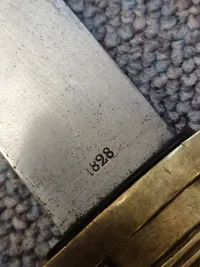 Original Fransk Briquet sabel, magen til Livgardens sabel model 1854