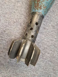 Original amerikansk 120 mm øvelsesmorter (Dummy)
