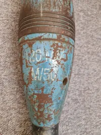 Original amerikansk 120 mm øvelsesmorter (Dummy)