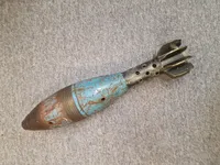 Original amerikansk 120 mm øvelsesmorter (Dummy)