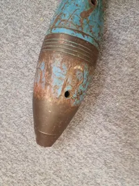 Original amerikansk 120 mm øvelsesmorter (Dummy)