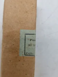 Original tysk æske med 9 mm ammunition, ww2, Deaktiveret