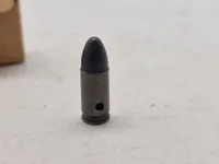 Original tysk æske med 9 mm ammunition, ww2, Deaktiveret