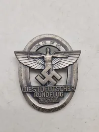 Original 1939 NSFK (Nationalsozialistisches Fliegerkorps) West-Deutscher Rundflug