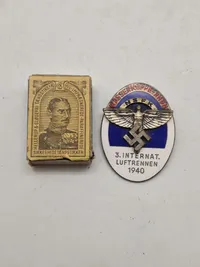 Originalt NSFK Luftrennen abzeichen 1940