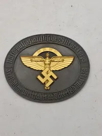 Original tysk NSFK plakette, sjælden