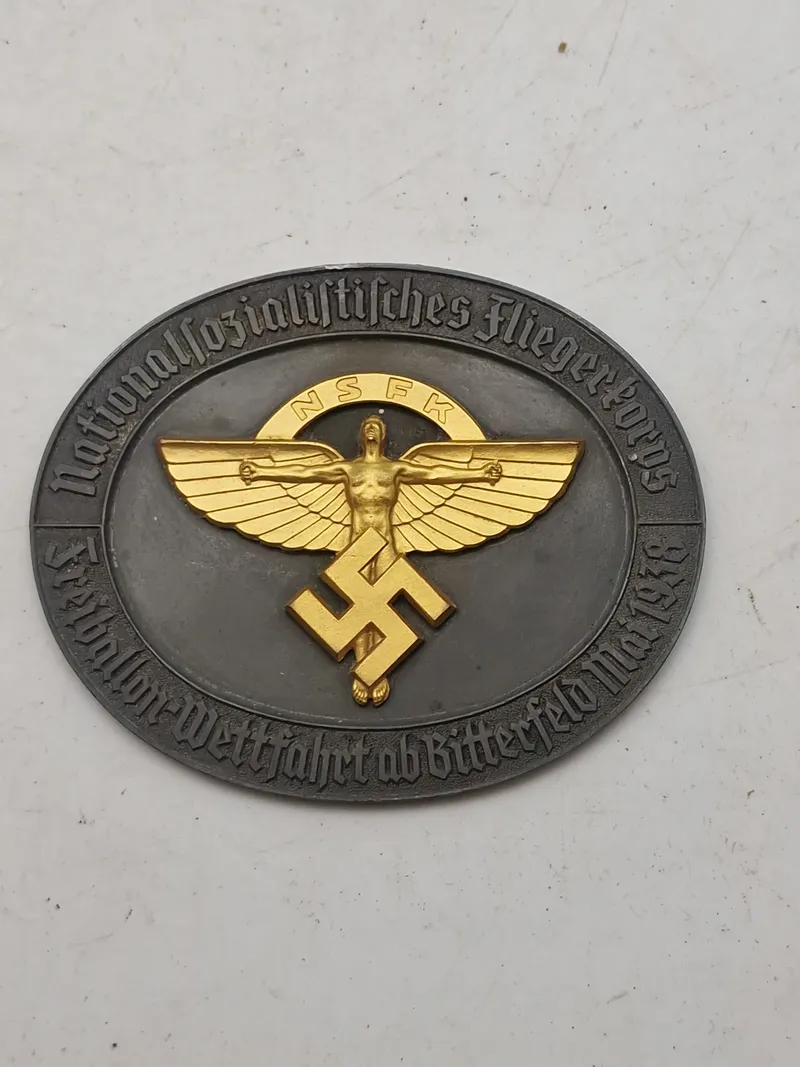 Original tysk NSFK plakette, sjælden