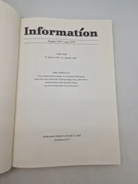 Originalt eks af “Information” omhandlende ww2 - sjældent set til salg