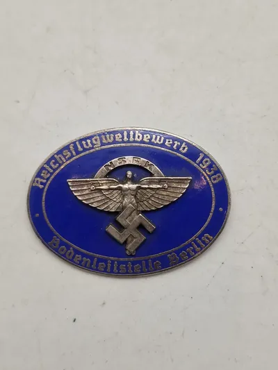 Original 1938 Bodenleitstelle Berlin NSFK abzeichen